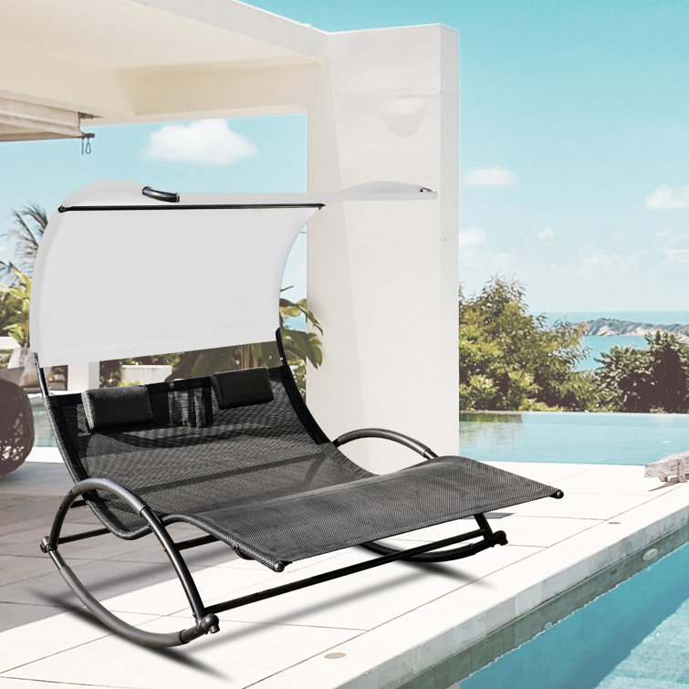 Double rocking 2025 sun lounger